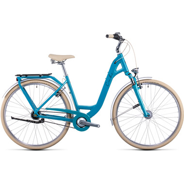 Bicicleta de paseo CUBE ELLA CRUISE WAVE Azul 2022 0